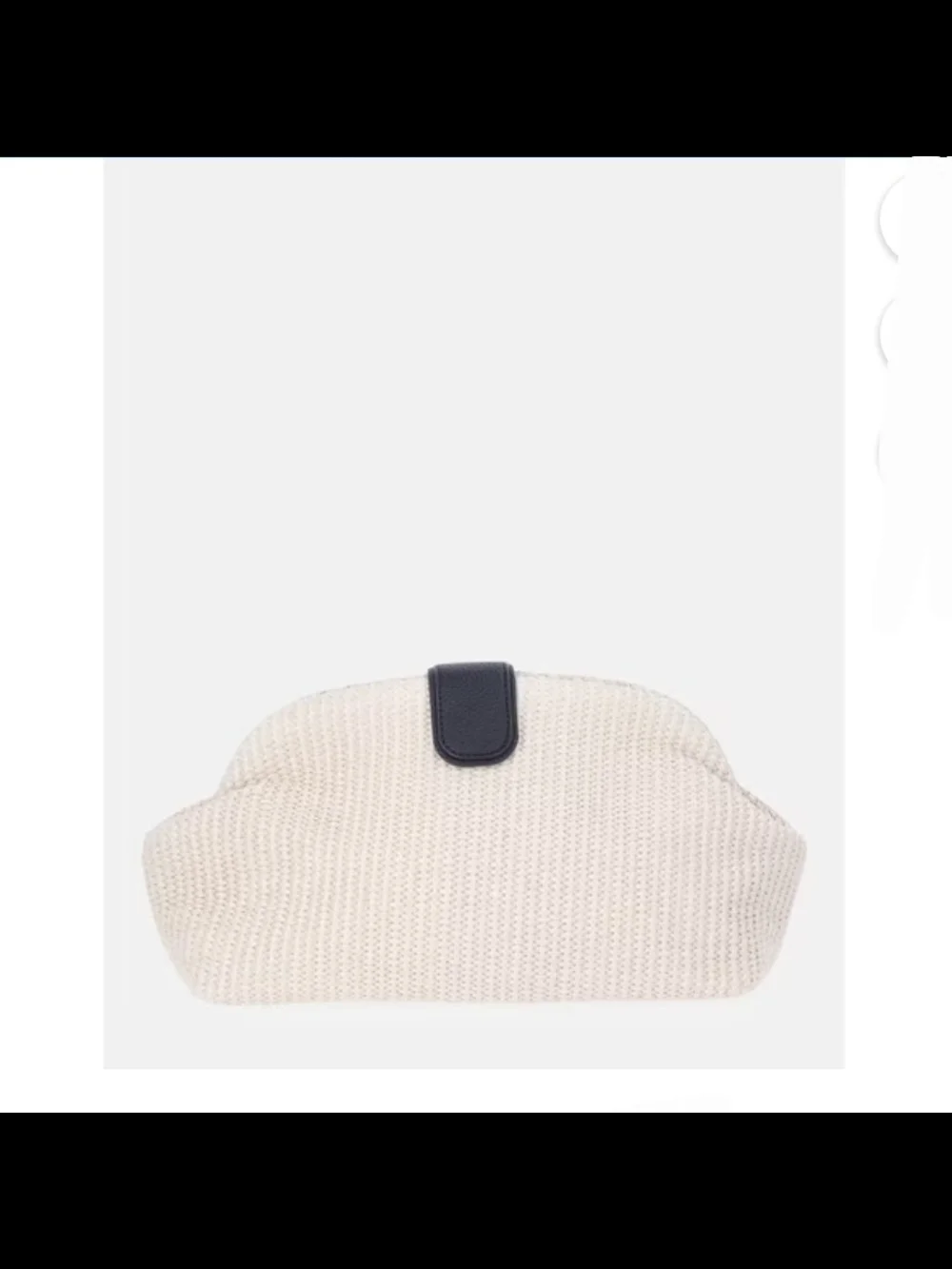Free Assembly Women's Textured Clutch Handbag, Straw NWT